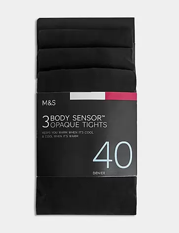 3er-Pack Body Sensor™-Strumpfhose (40 den) für 12€ in Marks & Spencer