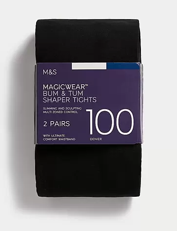 2er-Pack blickdichte Magicwear™-Strumpfhosen (100 den) für 21€ in Marks & Spencer