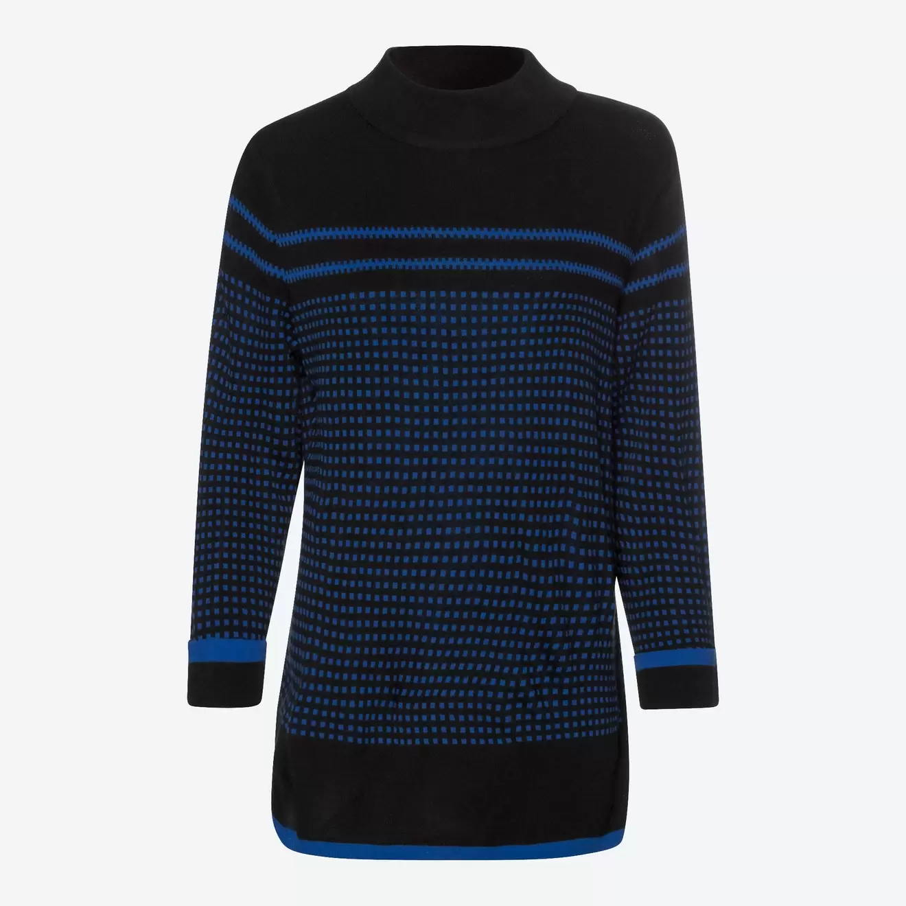 Damen-Pullover mit hohem Kragen für 12,79€ in NKD