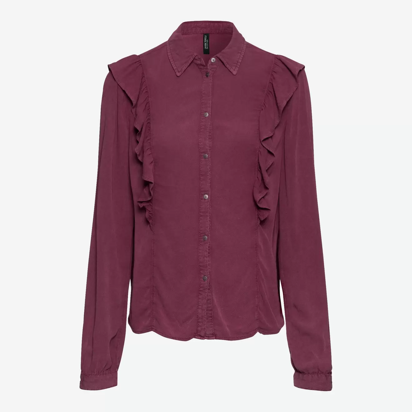 Damen-Bluse mit Rüschen für 9,99€ in NKD