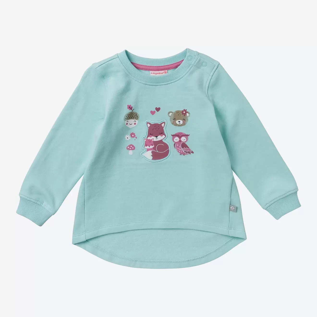 Baby-Mädchen-Sweatshirt mit Tierköpfen für 4,79€ in NKD