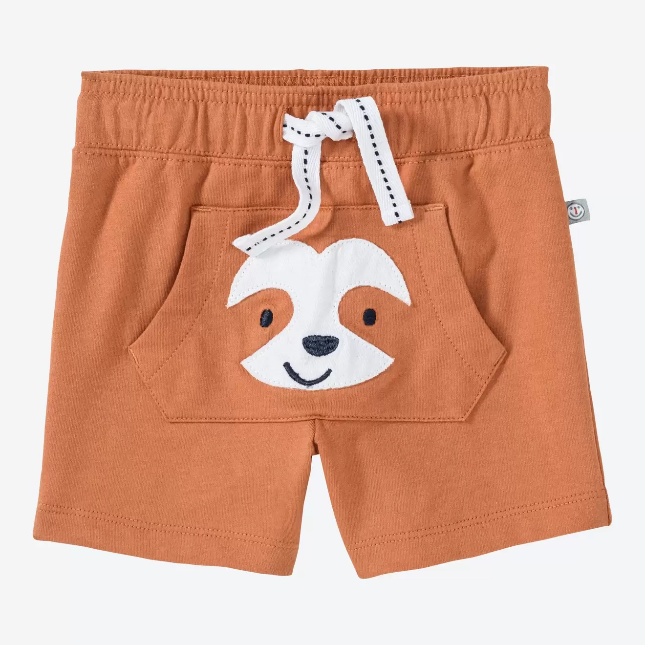 Baby-Jungen-Shorts mit Faultier-Applikation für 1,99€ in NKD