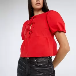 Bluse mit Puffärmeln für 9,99€ in New Yorker