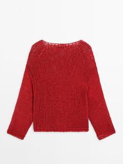 Pullover locker gestrickt – Limited Edition für 129€ in Massimo Dutti