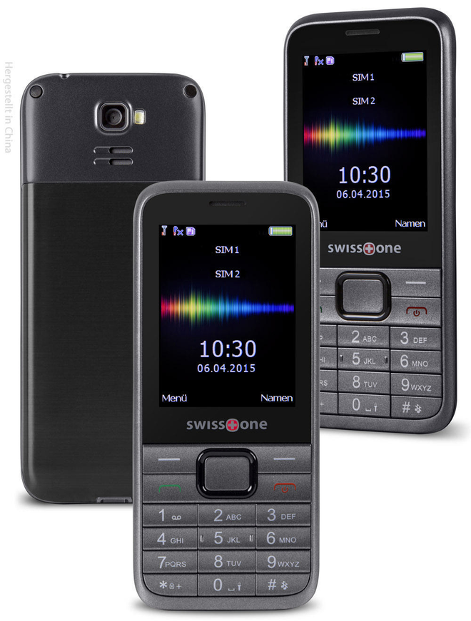 SWISSTONE SC 560 Mobiltelefon, Grau für 33,99€ in Media Markt
