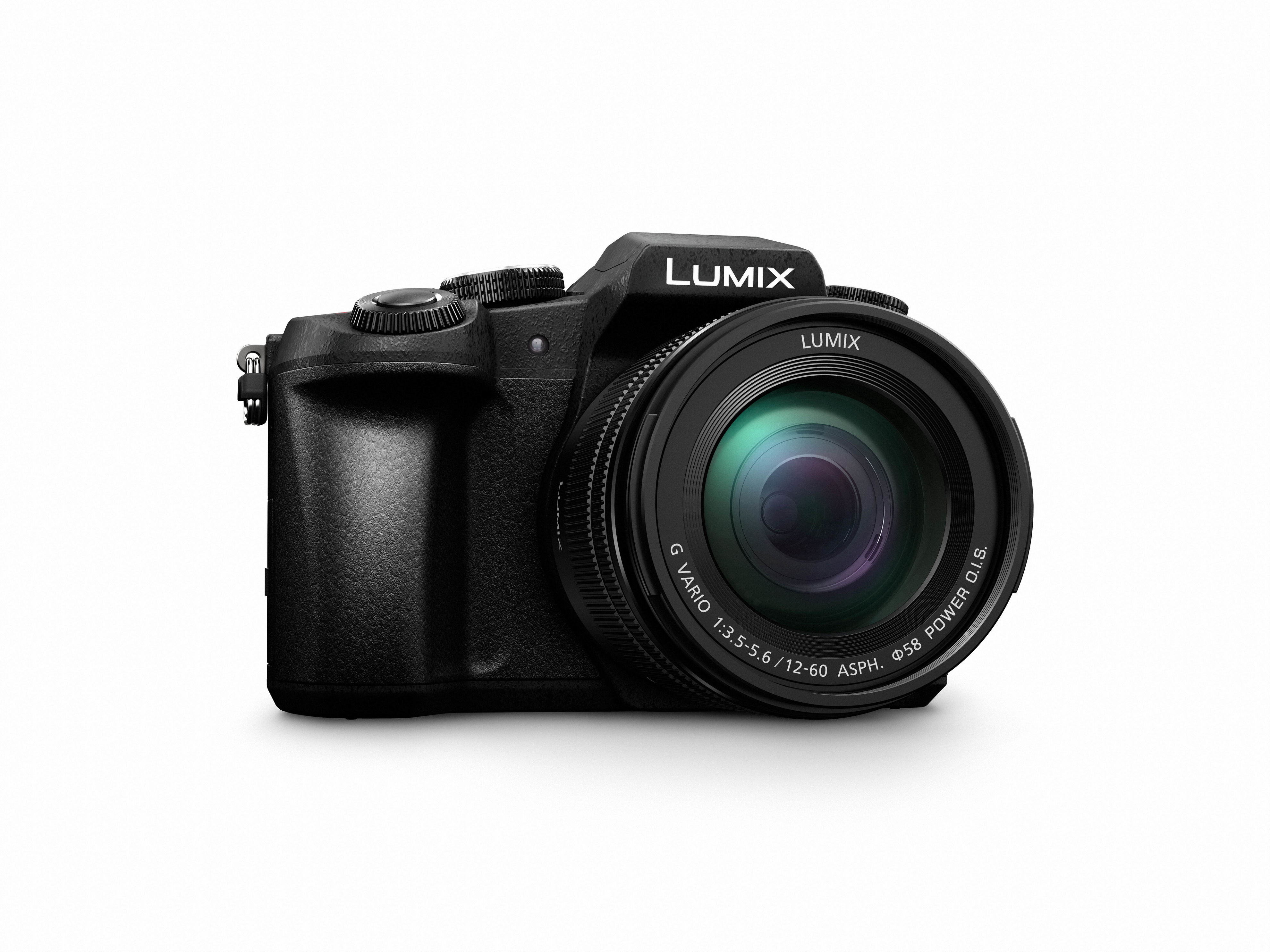 PANASONIC Lumix DMC-G81MEG Systemkamera mit Objektiv 12-60 mm, 7,5 cm Display, WLAN für 599,99€ in Media Markt