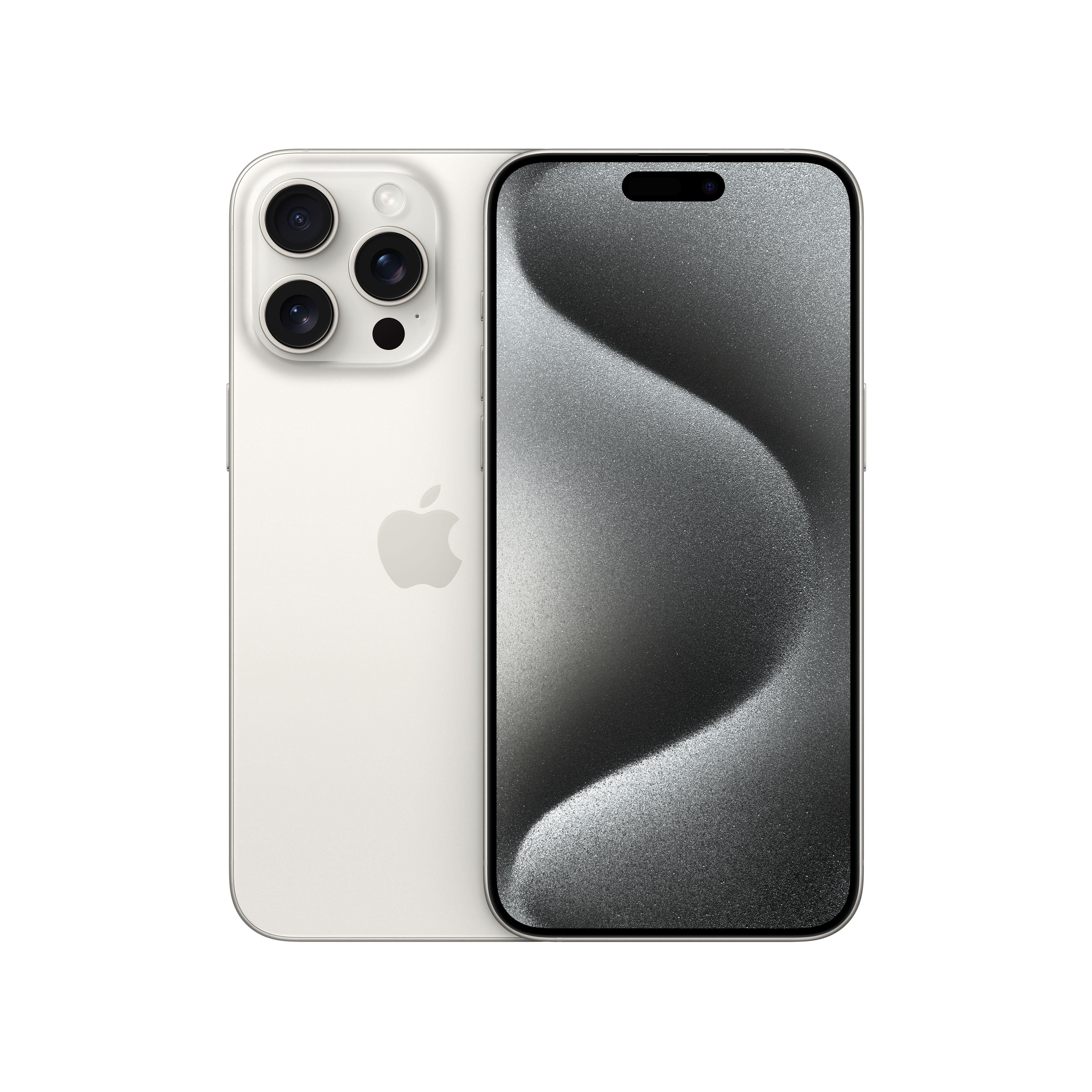 APPLE iPhone 15 Pro Max 5G 256 GB Titan Weiß Dual SIM für 1359€ in Media Markt