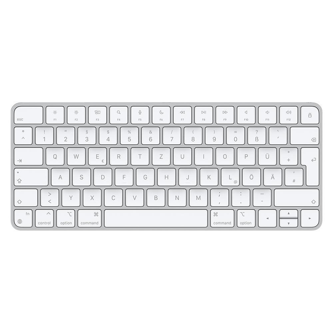 APPLE MK2A3D/A Magic, Tastatur, Scissor, Kabellos und Kabelgebunden, Weiß für 87,99€ in Media Markt