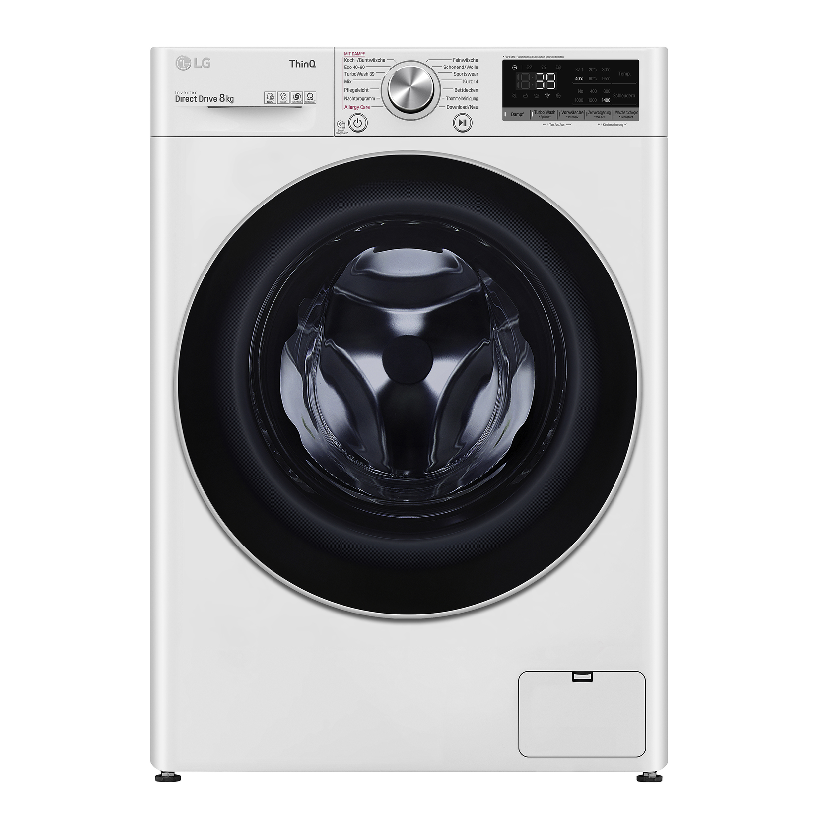 LG F4WV708P1E Waschmaschine (8 kg, 1360 U/Min., A) für 455€ in Media Markt