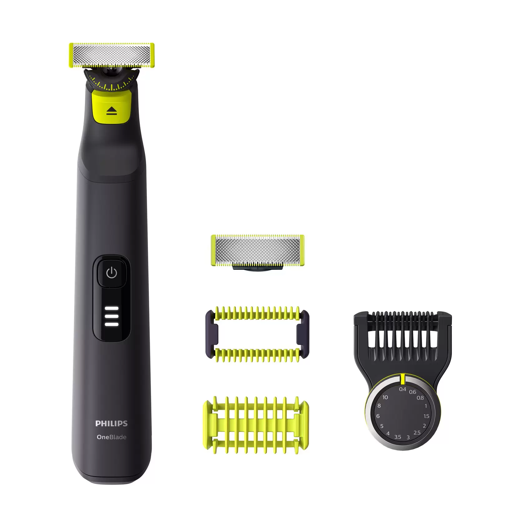 PHILIPS QP6541/15 OneBlade Pro 360 Face + Body Barttrimmer, Schwarz für 57,99€ in Media Markt