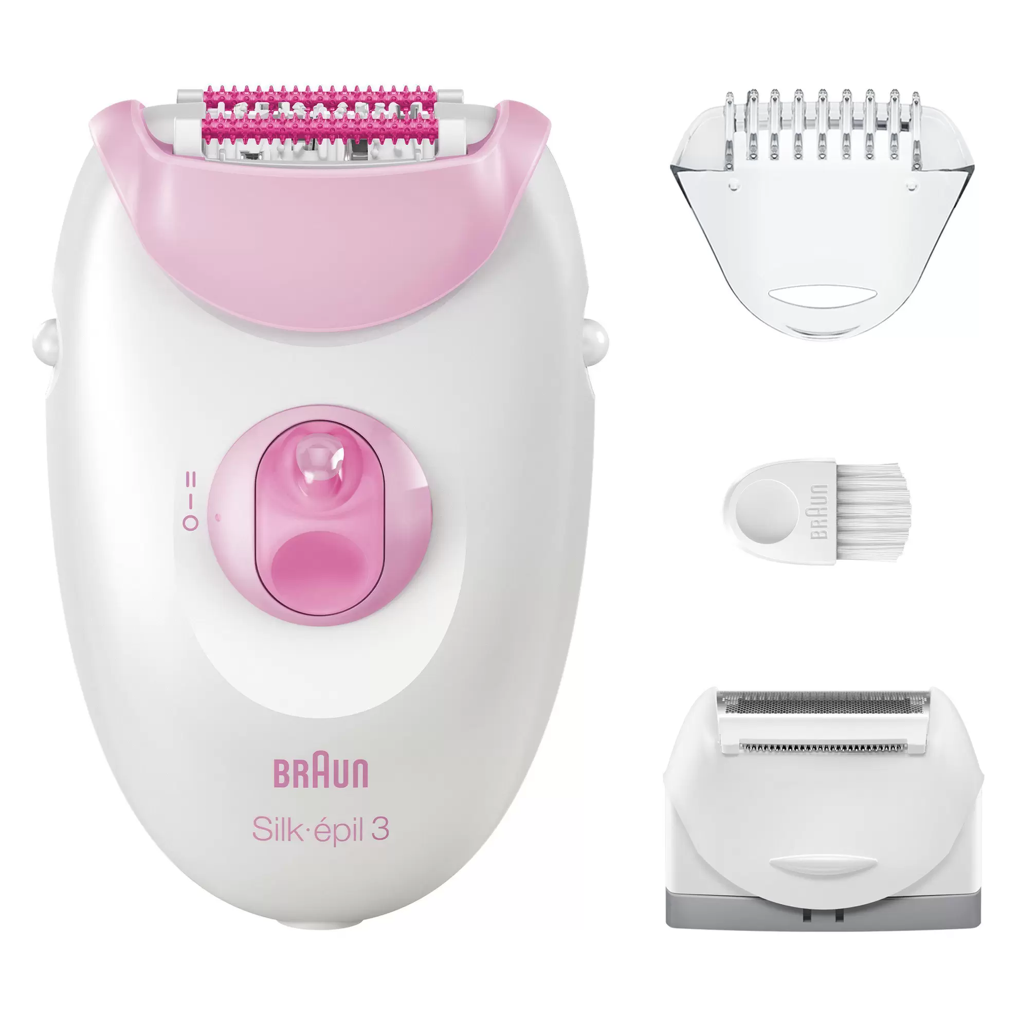 BRAUN Silk-épil 3 3-031 Epilierer, Rosa für 39,99€ in Media Markt