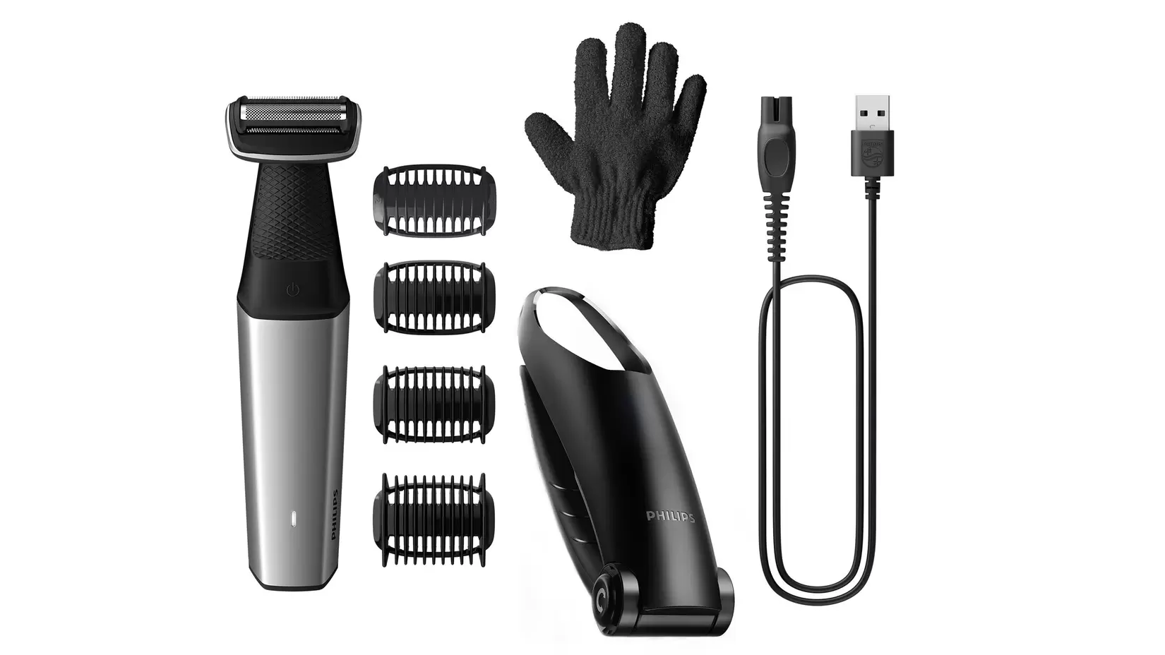 PHILIPS BG5021/16 Series 5000 Bodygroomer, Silber für 64,99€ in Media Markt