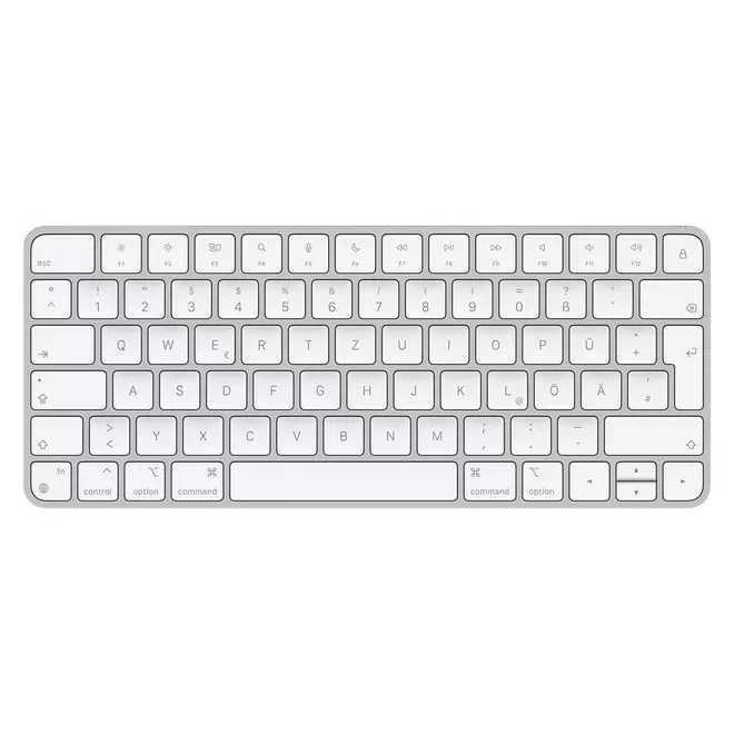 APPLE MK2A3D/A Magic, Tastatur, Scissor, Kabellos und Kabelgebunden, Weiß für 97,99€ in Media Markt