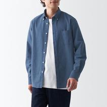 Gewaschenes Button‐Down‐Oxford‐Shirt 18738 für 17,45€ in Muji