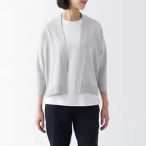 High Twist Cardigan mit 3/4‐Ärmeln für 10€ in Muji