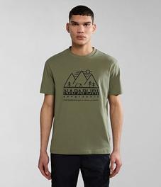 Kurzarm-T-Shirt Faber für 36€ in Napapijri